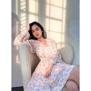 Đầm xoè cột nơ cổ My Muse dress