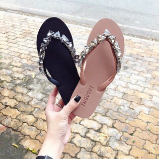 Dép kẹp Thái quay đá đế cao cấp