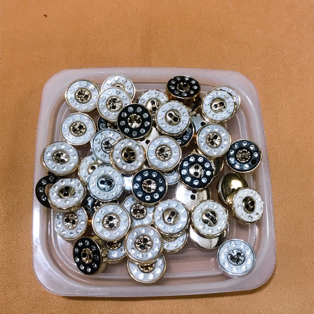 Nút kiểu dạng sơmi 12mm (10nút)