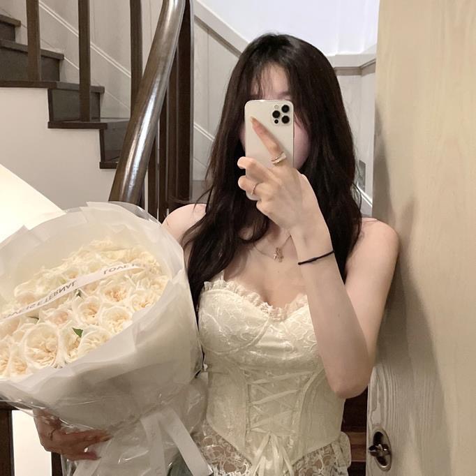 Áo 2 dây phối ren siêu xinh