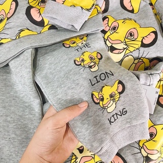 Set bộ nỉ bông Simba cho bé