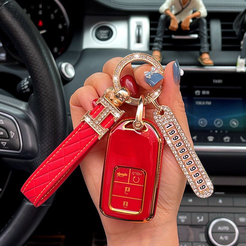 Vỏ Bảo Vệ Chìa Khóa Điều Khiển Từ Xa Cho Xe Hơi Honda Xrv Binzhi Fit Jade CRV 2021 Honda Civic City Accord CRV CR-V XR-V