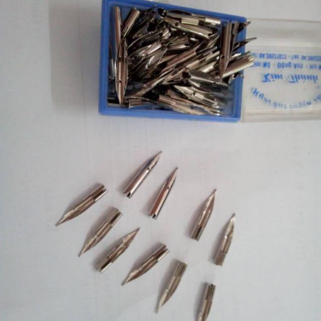 Combo 10 ngòi bút trơn(ngòi bút kim thành 52, bút Ngòi trơn MG..)