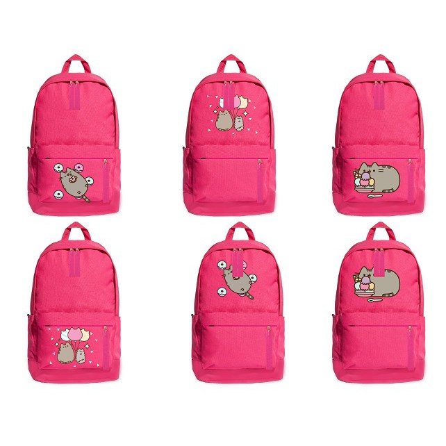 Balo pusheen BLI7 Đeo Vai Cặp sách Thời Trang cute dễ thương hoạt hình
