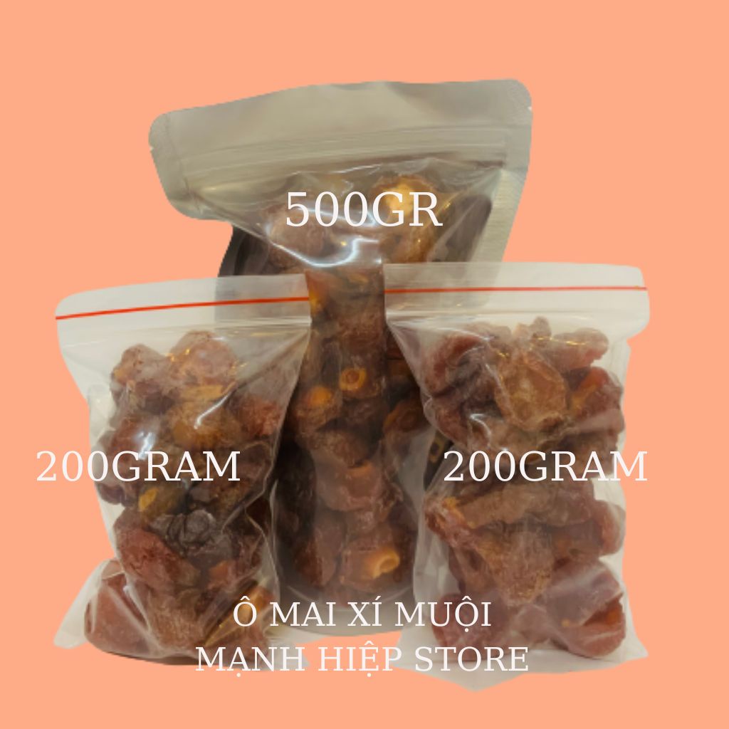 Ô mai đào nâu bổ đôi sấy dẻo thơm ngon