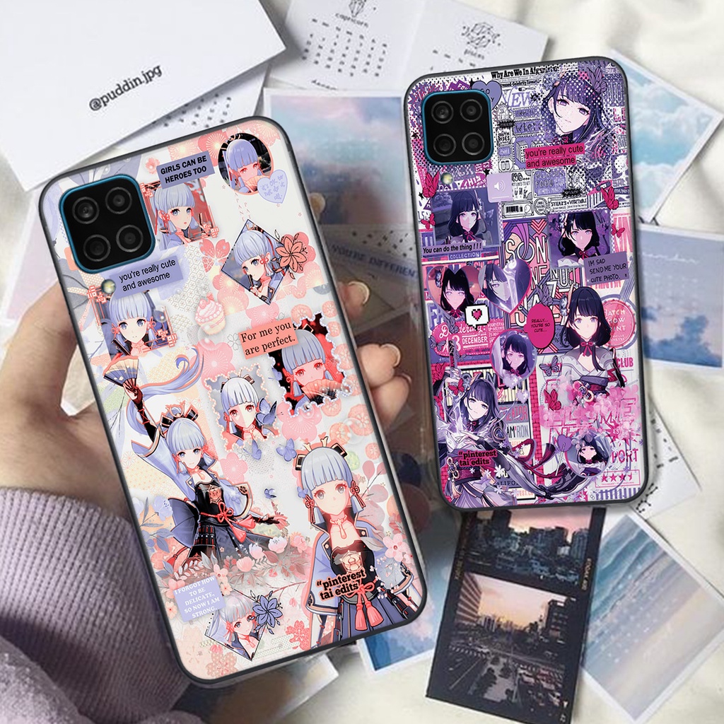 BỘ ốp lưng Samsung A12 / A22 4G in hình Genshin Impact siêu dễ thương, cá tính
