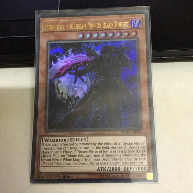 Thẻ bài Yugioh Morpheus, The Dream Mirror Black Knight (UR)