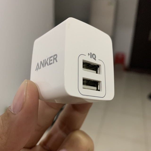 Củ Sạc iPhone ANKER PowerPort Mini 12W - 02 cổng PIQ 5V/4.8A - A2620