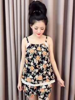 ĐỒ BỘ KATE DÂY QUẦN SHORT TRẺ TRUNG