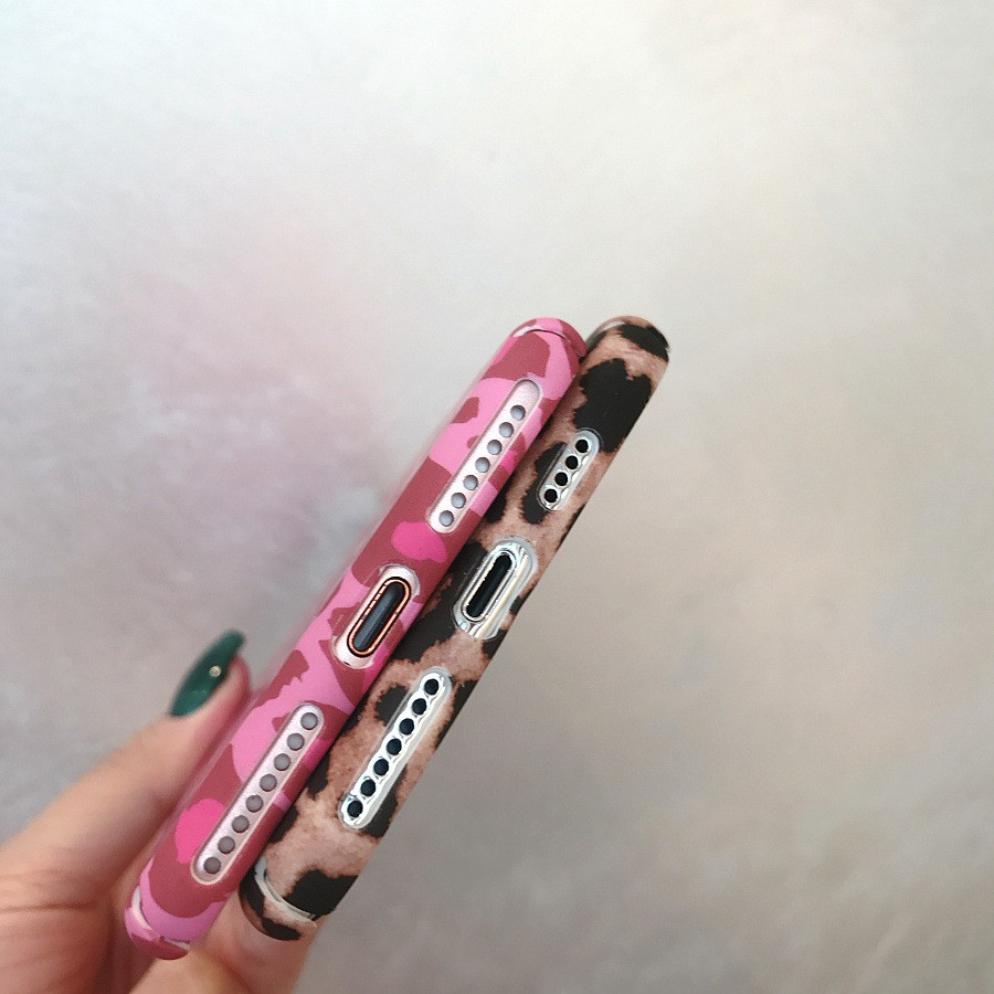 Ốp lưng in họa tiết da báo cho IPhone 6 6s 7 8 Plus X XS XR XSMax 11 11pro 11promax | BigBuy360 - bigbuy360.vn