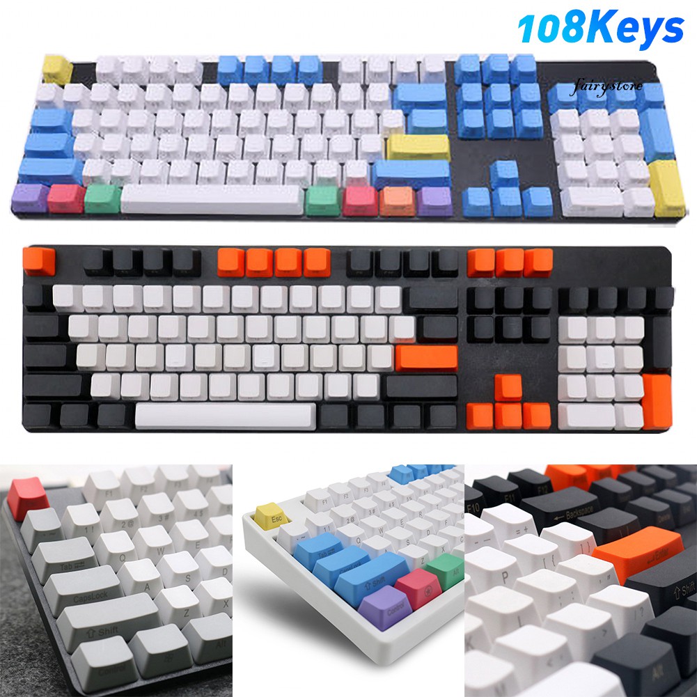 Fs Set 108 Nút Bàn Phím Cơ Pbt Thay Thế Chuyên Dụng