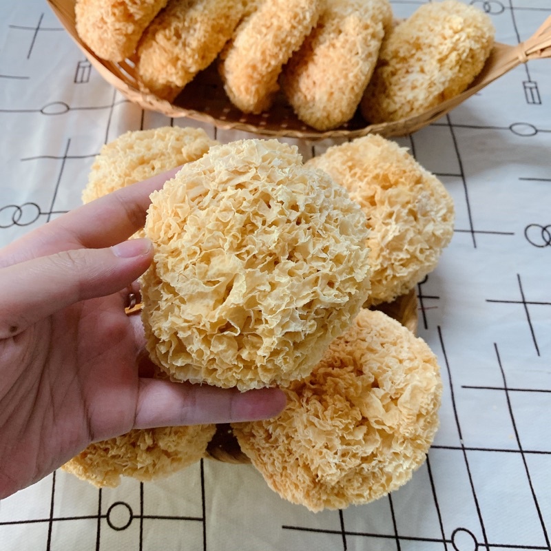 Nấm Tuyết (Ngân nhĩ) 100g nấm tuyết dùng để nấu chè dưỡng nhan, yến,...