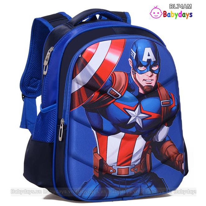 Balo siêu nhân Captain America BL74AM