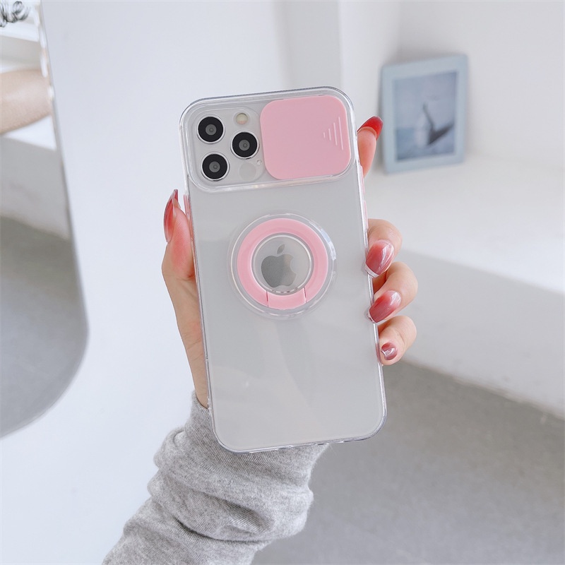 Ốp lưng iphone trượt camera kèm móc tay iring 7plus 8plus x xsmax 11 11promax 12 12pro 12promax 13 13pro 13promax