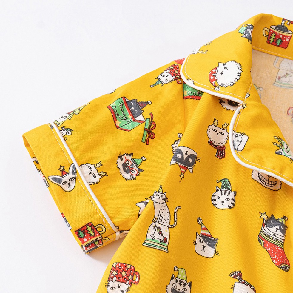 freeship Bộ Pijama Cho Bé In Hình 5 Màu Cute Siêu Xinh BELLO LAND