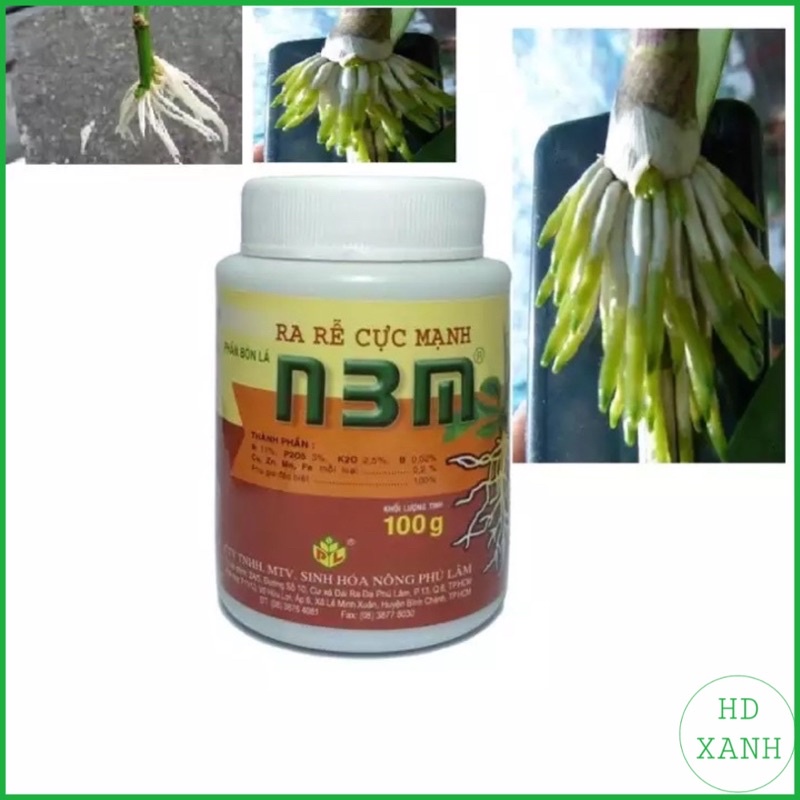 Thuốc Kích Rễ N3M- ra rễ cực mạnh n3m chai 100g