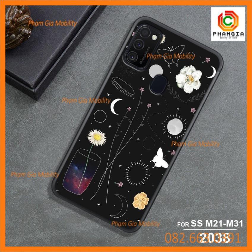 Ốp Samsung M31-Samsung M21 hình hoa- bầu trời- vũ trụ CUTE