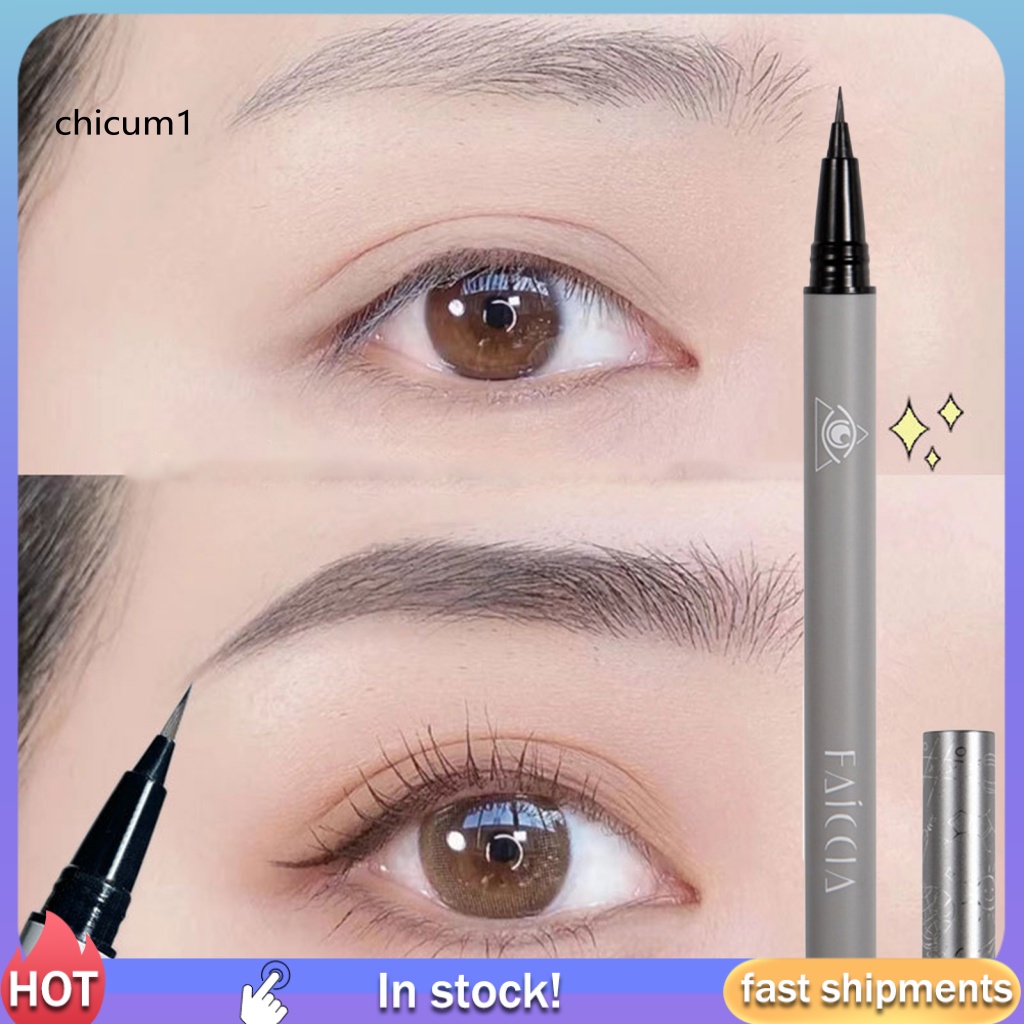 Bút Chì Kẻ Lông Mày Kiêm Kẻ Mắt Hai Đầu Siêu Mỏng 2.5ml