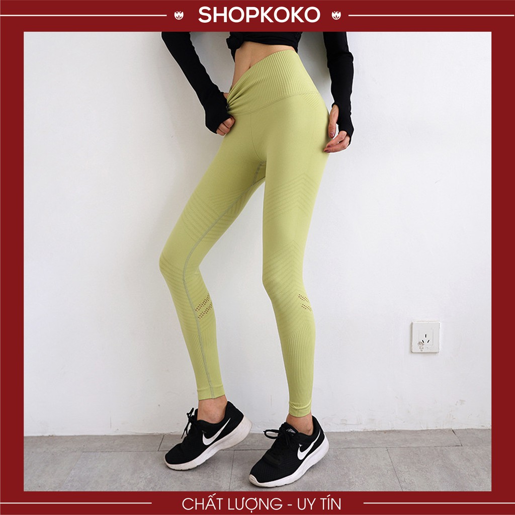 Quần Tập Gym Nữ MÃ K011, Quần Legging Thể Thao Nữ Chất Liệu Nhanh Khô Thoải Mái, Dùng Quần Tập Yoga, Gym, Zuumba | BigBuy360 - bigbuy360.vn