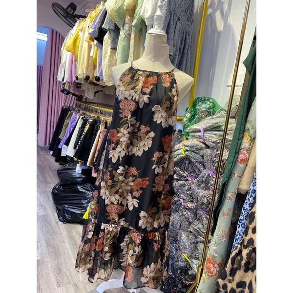 VÁY YẾM HOA MAXI | DuongHuong Clothes