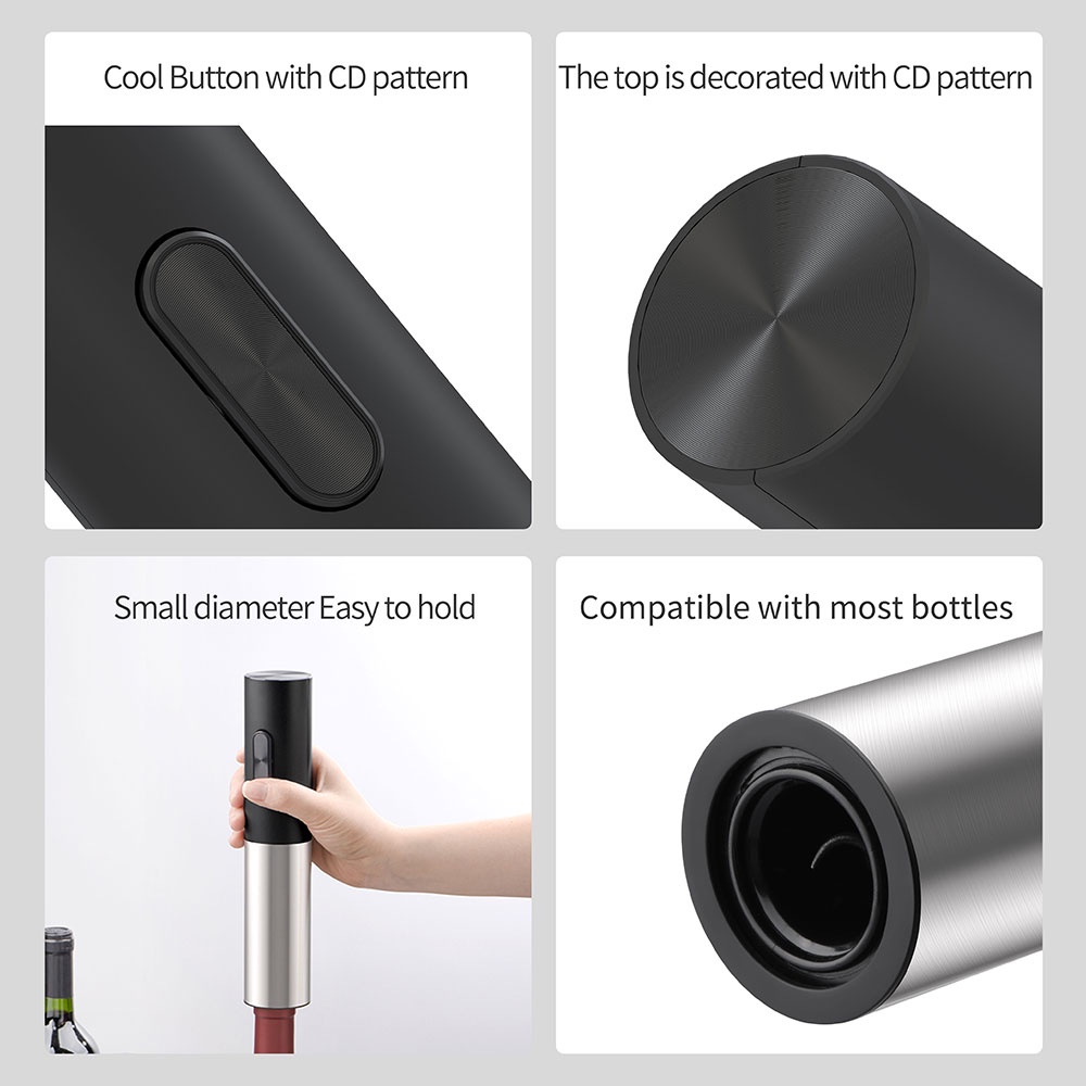 Uareliffe 5 In 1 Wine Opener Set Home Kitchen Bottle Opening Tool