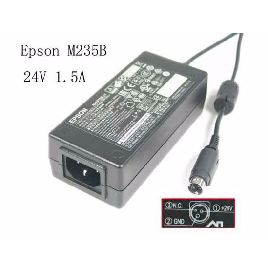 Cục sạc nguồn máy in nhiệt 24V 1.5A