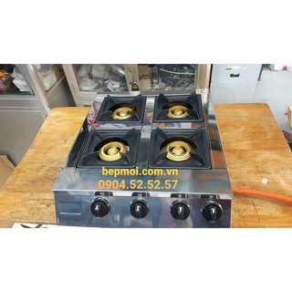 BẾP GAS BÁNH XÈO - CƠM NIÊU - CƠM TẤM 4 LÒ VUÔNG