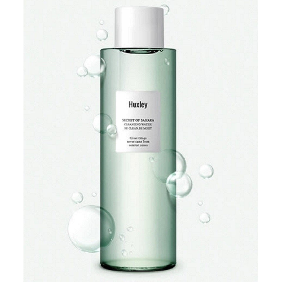 Nước tẩy trang Huxley Secret Of Sahara Cleansing Water, Be Clean, Be Moist 200ml