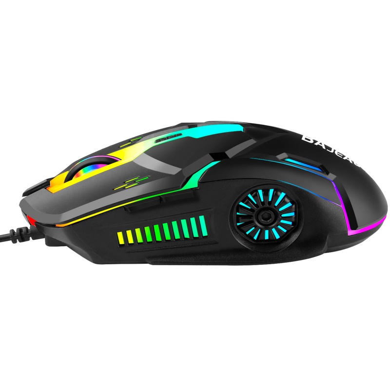 Chuột Gaming btsg Bajeal Có Dây, 6 NúT BấM Và ĐèN RGB