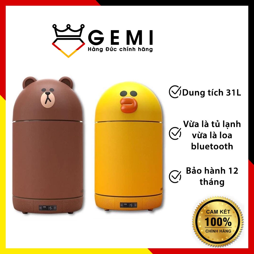 Tủ lạnh mini CCOMO x LINE FRIENDS [Made in Korea]