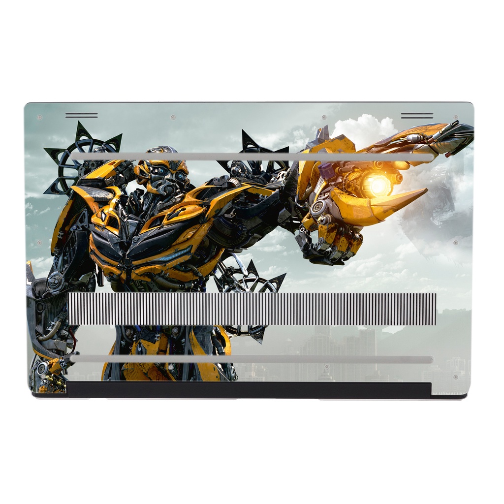 Skin Laptop Hình Bumblebee in theo yêu cầu (cho các dòng máy Dell, Asus, Acer, Macbook, Lenovo, MSI, HP, VAIO...)