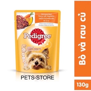 Pate pedigree chó lớn vị bò và rau 130g