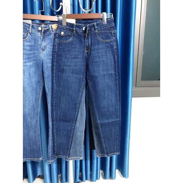 Quần jeans nữ baggy co giãn,ôm nhẹ vừa vặn cạp cao