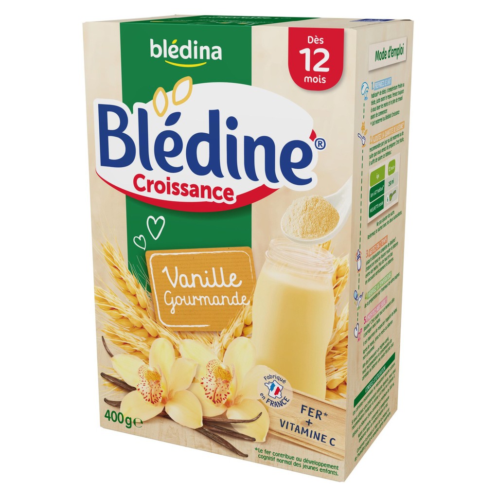 Bột Lắc Sữa Bledina Cho Bé Từ 12 Tháng Vị caramel -Hộp 400g