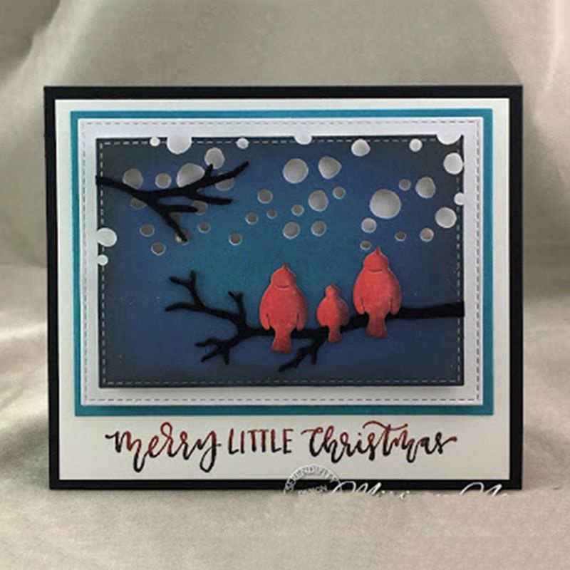 Khuôn Cắt Giấy Kim Loại Hình Cành Cây Xinh Xắn