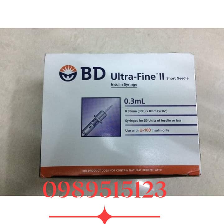 Kim tiêm tiểu đường BD Ultra-Fine II 0.3ml