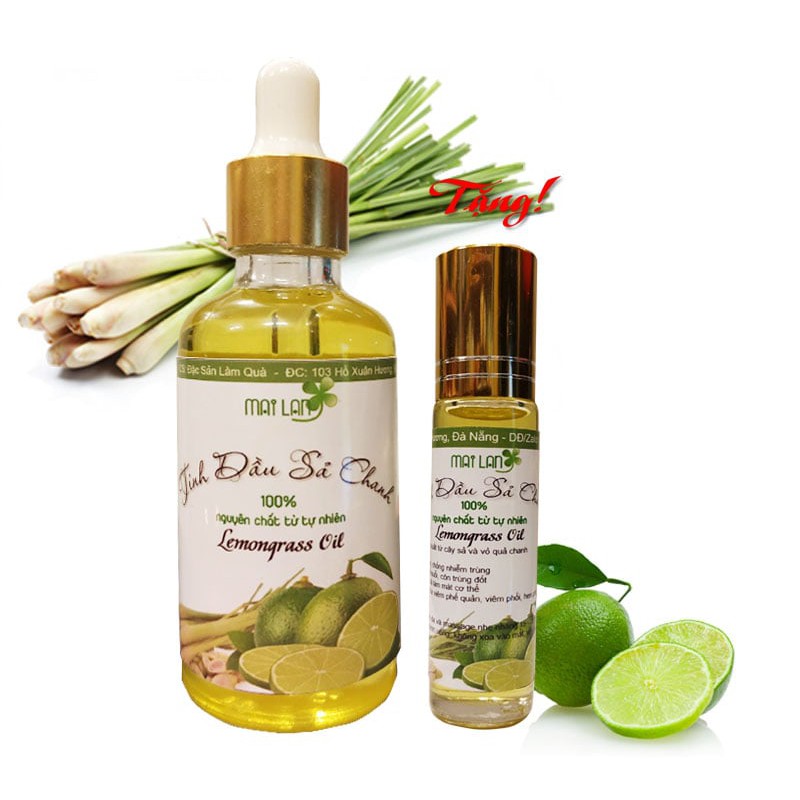 Tinh dầu sả chanh Mai Lan 50ml (Tặng Tinh dầu sả chanh chai bi lăn)