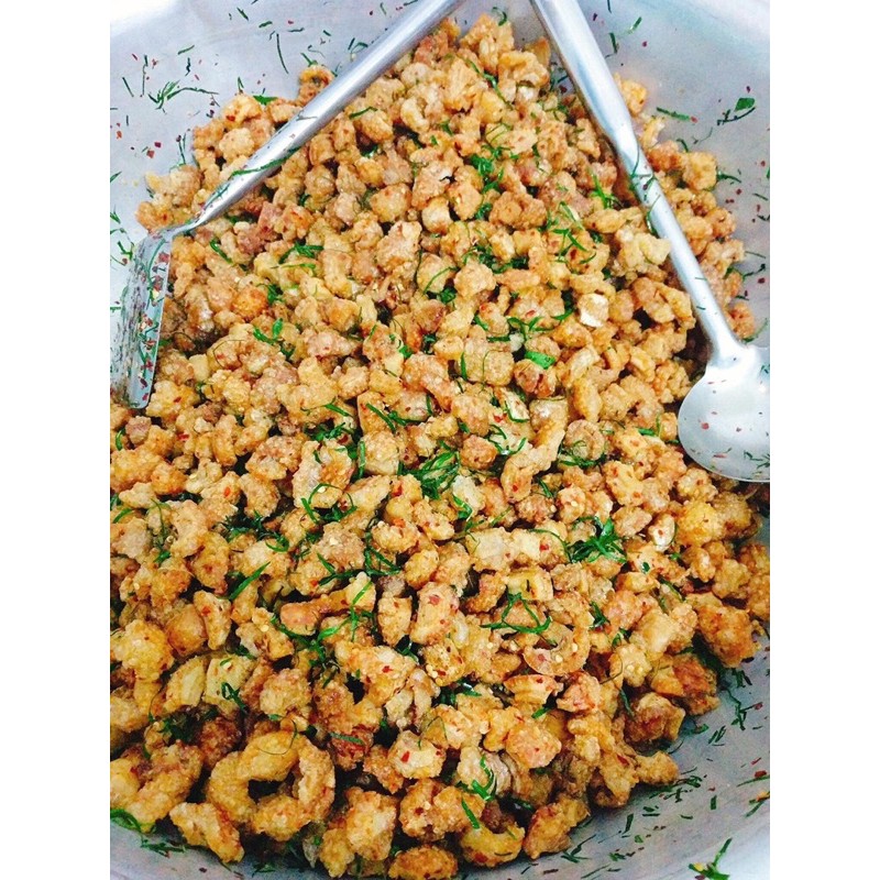 &lt;Mới hàng ngày&gt; TÓP MỠ CHIÊN LÁ CHANH KETO (250g)