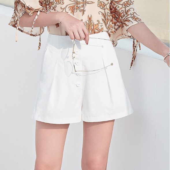 Q18069 Quần ngắn nữ hè đẹp vải cotton mát cao cấp hàng nhập
