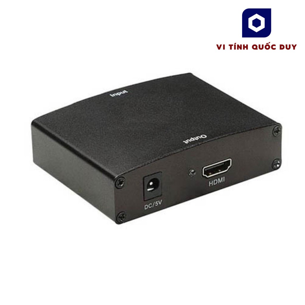 Box chuyển tín hiệu từ VGA ra HDMI. Từ PC có cổng VGA xuất hình ra Tivi LED/ LCD có cổng HDMI. Vi Tí