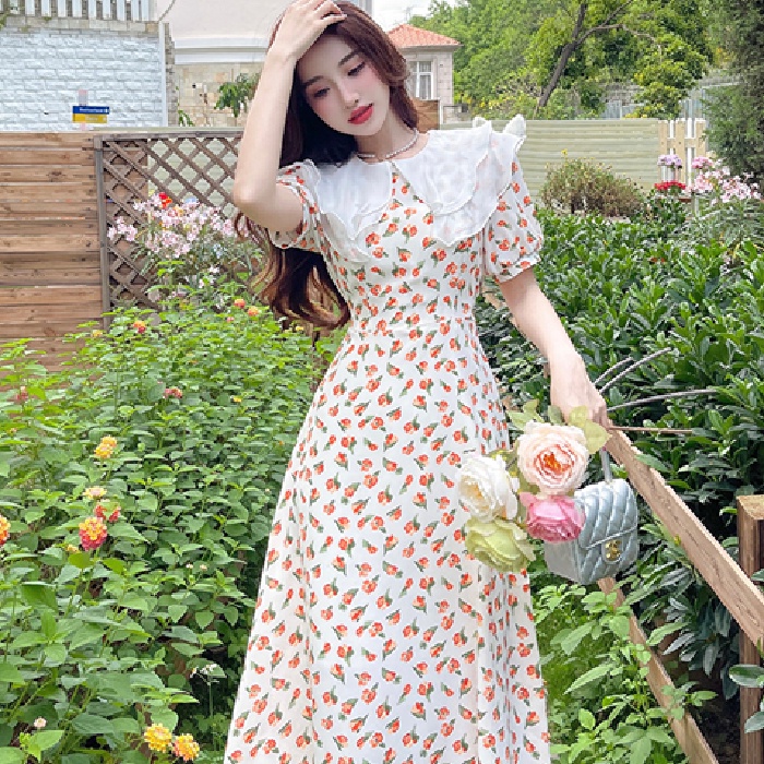 đầm midi đầm hồng váy hoa nhí vintage váy tiểu thư sang chảnh đầm tay phồng đầm khoét eo đầm bigsize nữ váy nữ xinh đầm vintage váy nữ xinh váy đi chơi đầm đi tiệc đầm nữ
