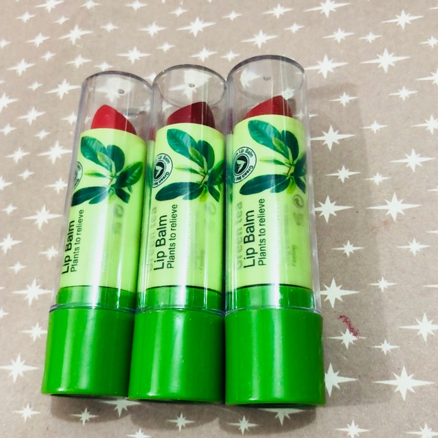 Son trà xanh tone đỏ rực rỡ