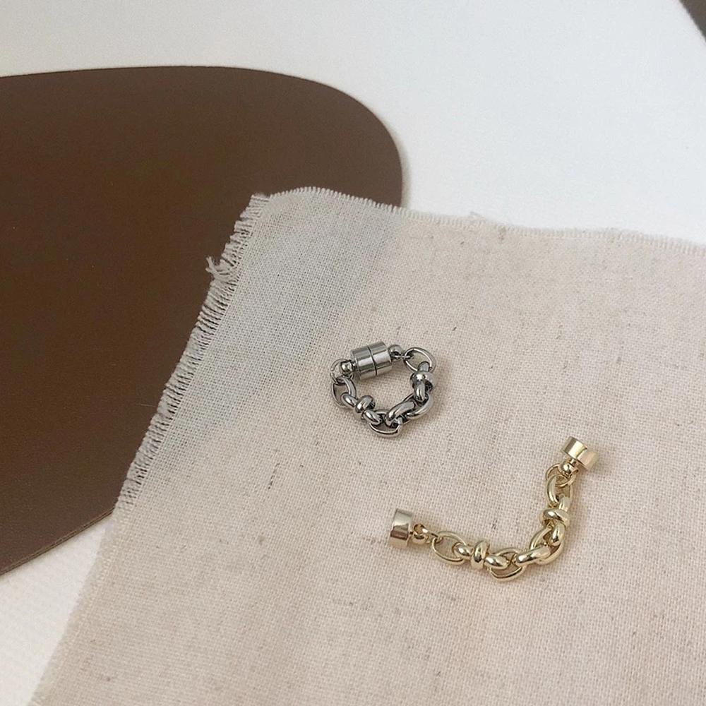 Khuyên kẹp vành tai nam châm nhiều màu phong cách punk cá tính cho nữ