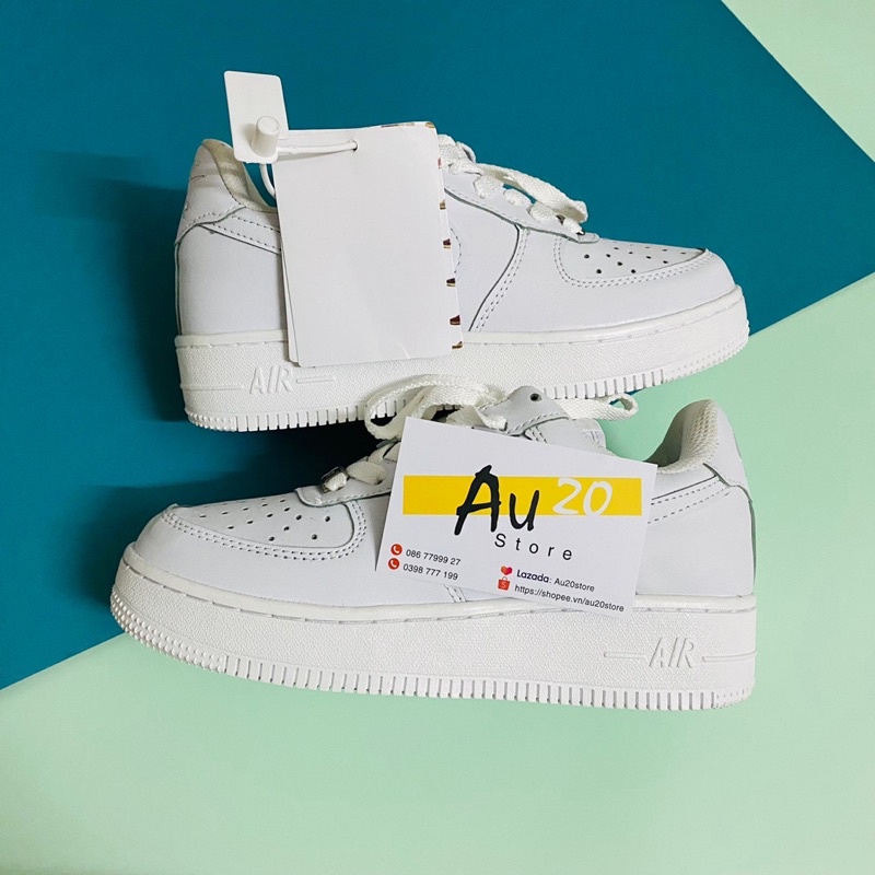 [Mã FAMARAL2 giảm 10k đơn từ 50k] [Ảnh Thật]Giày Thể Thao Sneaker Nam Nữ Full White Basic