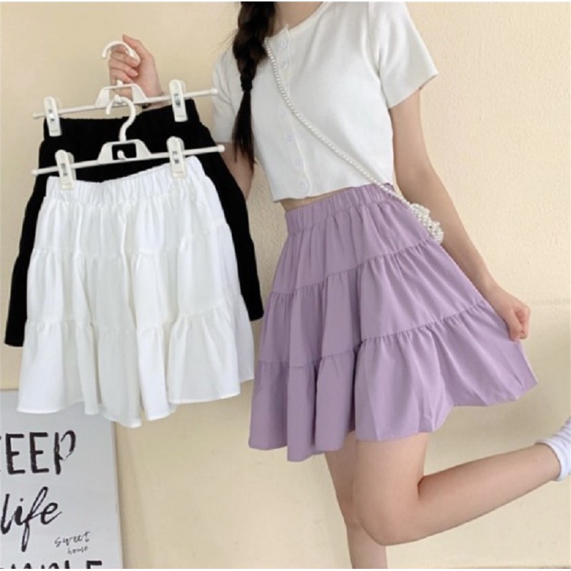 Chân Váy Voan Thời Trang BT Fashion  - Có quần lót bên trong + Video, Hình Thật