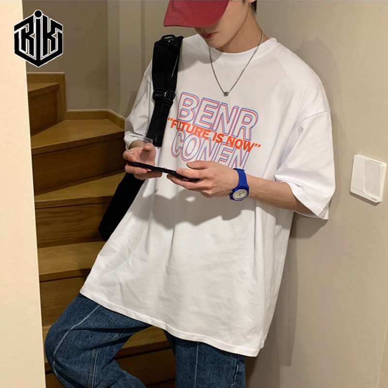 Áo thun tay lỡ  nam nữ Unisex, áo phông form rộng oversize ATL147 | BigBuy360 - bigbuy360.vn