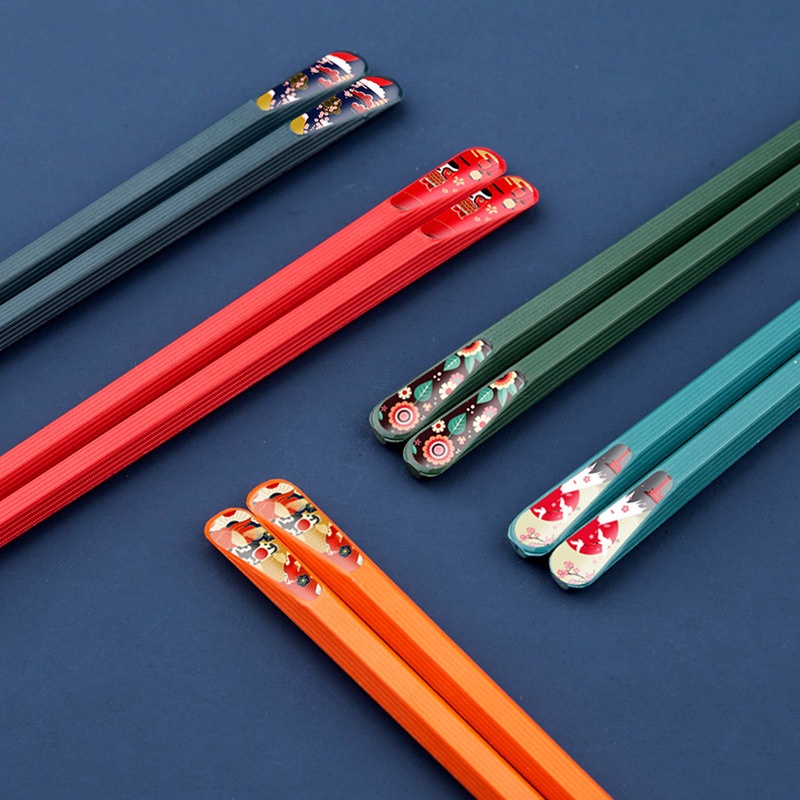Set 5 đôi đũa Nhật Bản tùy chọn màu sắc