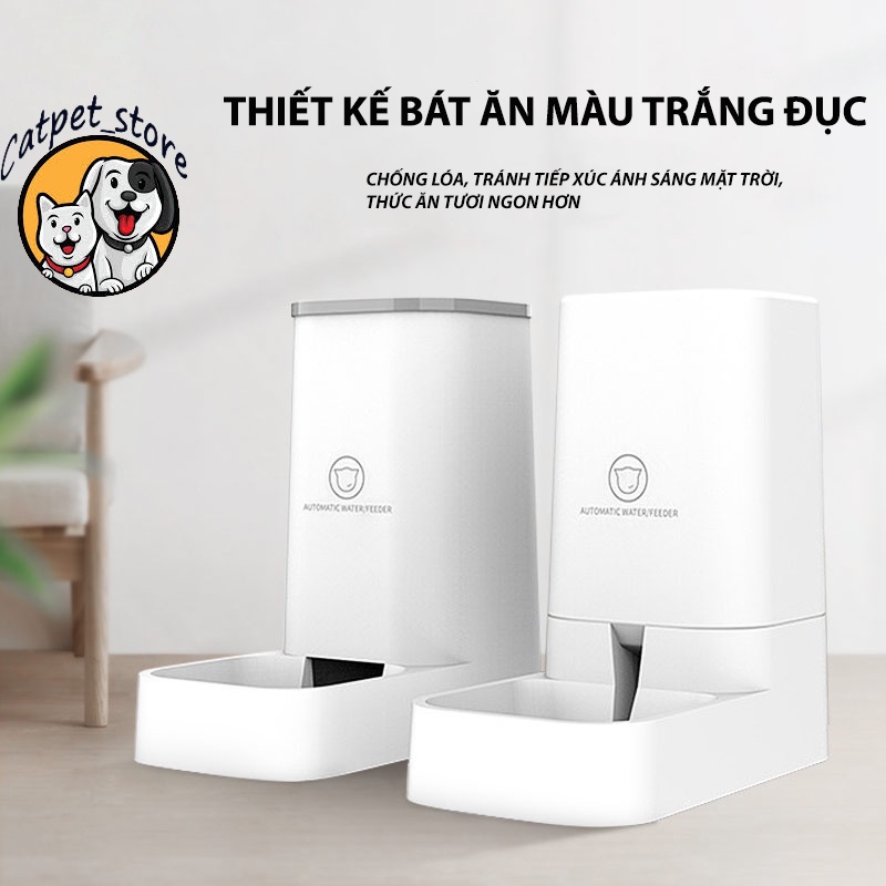 Bát ăn chó mèo tự động,bát ăn dung tích lớn cho thú cưng