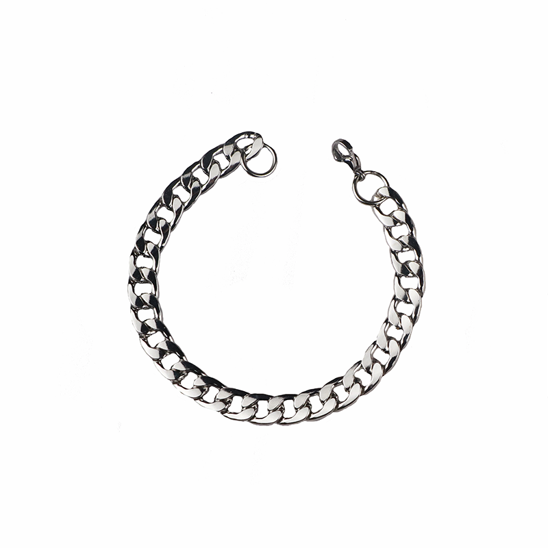 Vòng Tay Chất Liệu Thép Titan Thiết Kế Đơn Giản Phong Cách Retro