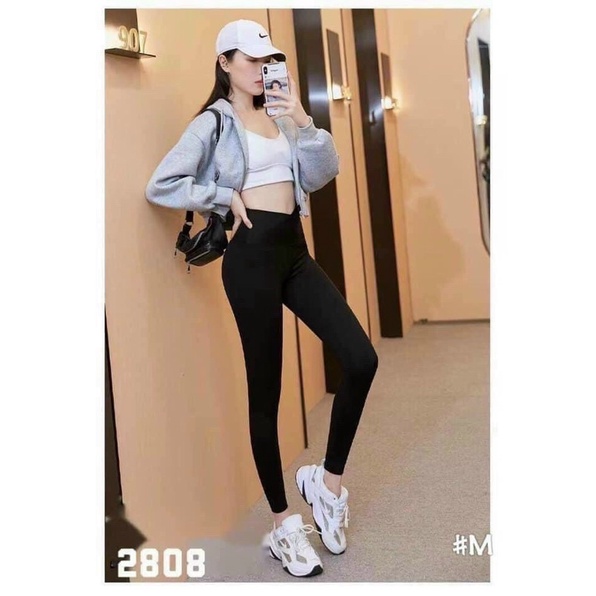 quần legging cạp chéo tôn dáng